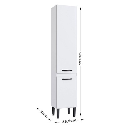 Paneleiro Light 2 Portas Branco - Irm Móveis