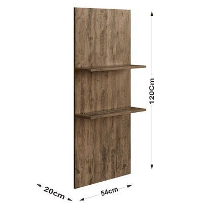 Acessórios para Cozinha Painel Bancada Greta 2 Prateleiras Itauba - Irm Móveis