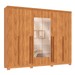 Guarda-Roupa Casal Montes 6 Portas 8 Gavetas 100% Mdf com Espelho Cinamomo - Pnr Móveis