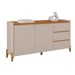 Balcão Buffet Rennes 3 Gavetas 2 Portas Cedro/Off White - Casa D