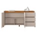 Balcão Buffet Rennes 3 Gavetas 2 Portas Cedro/Off White - Casa D