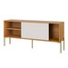 Rack para TV Até 50 Polegadas 1 Porta 1 Prateleira R516 Freijó/Off White - Dalla Costa