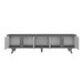Rack para TV Até 60 Polegadas Roma 4 Portas 1 Prateleira com Vidro Hannover/Fendi - Casa D