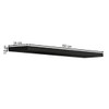 Prateleira 150 Cm 100% Mdf Tb184 Preto Fosco - Dalla Costa