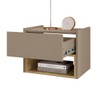 Mesa de Cabeceira Florença 1 Gaveta Fendi/Hannover - Casa D