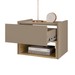 Mesa de Cabeceira Florença 1 Gaveta Fendi/Hannover - Casa D