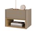 Mesa de Cabeceira Florença 1 Gaveta Fendi/Hannover - Casa D
