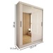 Guarda-Roupa Solteiro Montaro 2 Portas 2 Gavetas Branco - Panorama Móveis
