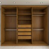 Guarda-Roupa Casal Travelle New 6 Portas 4 Gavetas Ripado 100% Mdf Naturale/Off White - Panorama Móveis