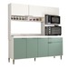 Cozinha Compacta Montis 7 Portas 1 Gaveta Branco/Grey - Panorama Móveis