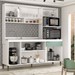 Cozinha Compacta Montis 7 Portas 1 Gaveta Branco/Grey - Panorama Móveis