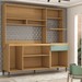 Cozinha Compacta Montis 7 Portas 1 Gaveta Nogal/Grey - Panorama Móveis