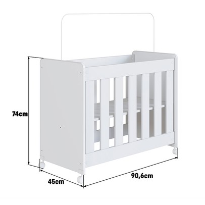 Berço Evolutivo 4 em 1 Branco - Completa Móveis