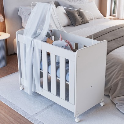 Berço Evolutivo 4 em 1 Branco - Completa Móveis