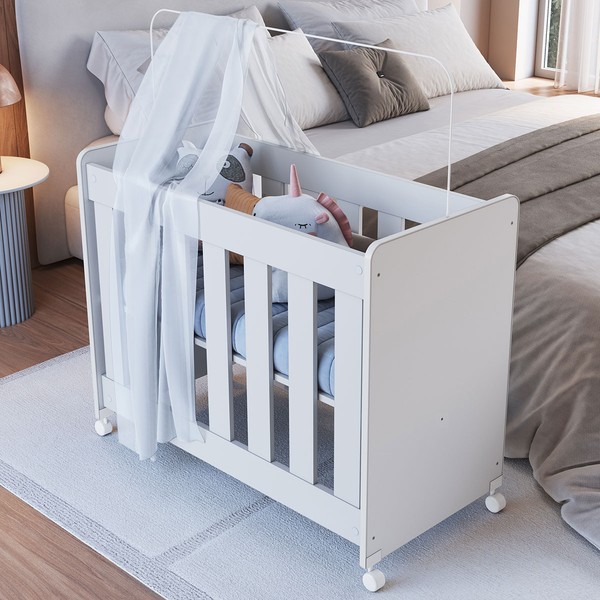 Berço Evolutivo 4 em 1 Branco - Completa Móveis