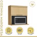 Armário Aéreo Cozinha 80 Cm Marquesa 1 Porta 100% Mdf 500975 Nature - Nesher