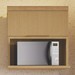 Armário Aéreo Cozinha 80 Cm Marquesa 1 Porta 100% Mdf 500975 Nature - Nesher