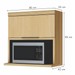 Armário Aéreo Cozinha 80 Cm Marquesa 1 Porta 100% Mdf 500975 Nature - Nesher