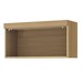Armário Aéreo Cozinha 80 Cm Marquesa 1 Porta 100% Mdf Nature - Nesher