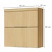 Armário Aéreo Cozinha 80 Cm Marquesa 2 Portas Nature - Nesher