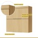 Armário Aéreo Cozinha 80 Cm Marquesa 2 Portas Nature - Nesher