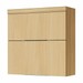 Armário Aéreo Cozinha 80 Cm Marquesa 2 Portas Nature - Nesher
