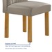 Mesa de Jantar 6 Lugares Isadora Carolina com Vidro Cinamomo/Off White/Bege Claro - Cel Móveis