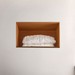 Armário Aéreo para Quarto Maleiro Luna 2 Portas  Freijó/Creme - Politorno
