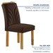 Mesa de Jantar 4 Lugares Isadora com Vidro Cinamomo/Off White/Marrom - Cel Móveis