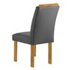Mesa de Jantar 4 Lugares Isadora com Vidro Cinamomo/Off White/Cinza - Cel Móveis