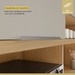 Cozinha Compacta Realeza 6 Portas 3 Gavetas 100% Mdf Ripado Carvalho/Greige - Nesher