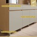 Cozinha Compacta Realeza 6 Portas 3 Gavetas 100% Mdf Ripado Carvalho/Greige - Nesher
