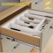 Cozinha Compacta Nobreza 5 Portas 2 Gavetas 100% Mdf Carvalho/Greige - Nesher