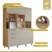 Cozinha Compacta Nobreza 5 Portas 2 Gavetas 100% Mdf Carvalho/Greige - Nesher