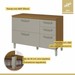 Cozinha Compacta Princesa 4 Portas 3 Gavetas Freijó/Off White - Nesher