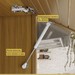 Cozinha Compacta Princesa 4 Portas 3 Gavetas Ripado 100% Mdf Freijó/Off White - Nesher