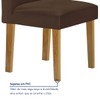 Mesa de Jantar 4 Lugares Isadora Luisa com Vidro Cinamomo/Off White/Marrom - Cel Móveis