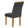 Mesa de Jantar 4 Lugares Isadora Luisa com Vidro Cinamomo/Off White/Cinza - Cel Móveis