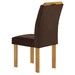 Mesa de Jantar 6 Lugares Celeste com Vidro Off White/Cinamomo/Marrom - Cel Móveis