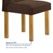 Mesa de Jantar 6 Lugares Celeste com Vidro Off White/Cinamomo/Marrom - Cel Móveis