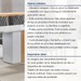 Mesa de Jantar 6 Lugares Celeste com Vidro Off White/Cinamomo/Cinza - Cel Móveis