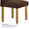 Mesa de Jantar 4 Lugares Celeste com Vidro Off White/Cinamomo/Marrom - Cel Móveis