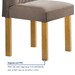 Mesa de Jantar 4 Lugares Celeste com Vidro Off White/Cinamomo/Bege Escuro - Cel Móveis