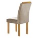 Mesa de Jantar 4 Lugares Celeste com Vidro Off White/Cinamomobege Claro - Cel Móveis