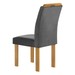Mesa de Jantar 4 Lugares Celeste com Vidro Off White/Cinamomo/Cinza - Cel Móveis