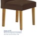 Mesa de Jantar 6 Lugares Celeste Luisa com Vidro Off White/Cinamomo/Marrom - Cel Móveis