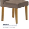 Mesa de Jantar 6 Lugares Celeste Luisa com Vidro Off White/Cinamomo/Bege Escuro - Cel Móveis