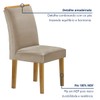 Mesa de Jantar 6 Lugares Celeste Luisa com Vidro Off White/Cinamomo/Bege Claro - Cel Móveis