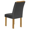 Mesa de Jantar 6 Lugares Celeste Luisa com Vidro Off White/Cinamomo/Cinza - Cel Móveis