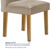 Mesa de Jantar 4 Lugares Celeste Luisa com Vidro Off White/Cinamomo/Bege Claro - Cel Móveis